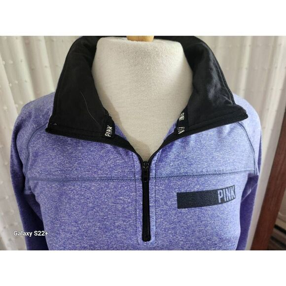 A7  PINK Victoria's Secret half zip pullover jacket - Picture 5 of 7